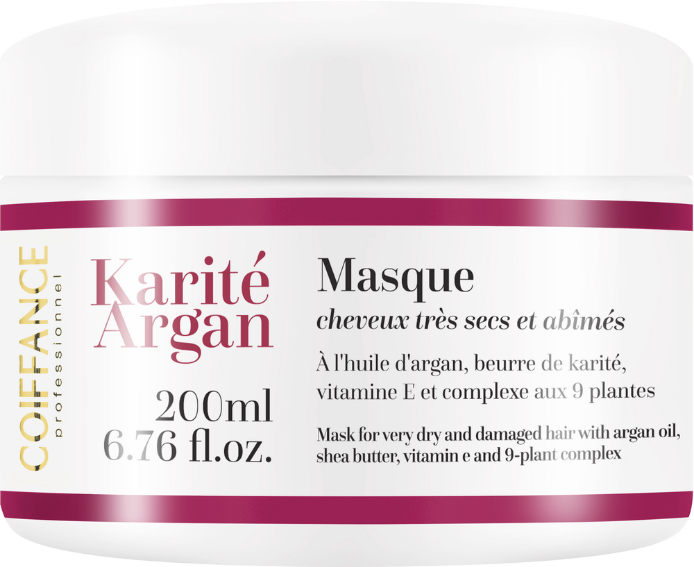 Маска для сухих и поврежденных волос KARITE ARGAN - MASQUE CHEVEUX ABIMES, TRES SECS, 200 мл
