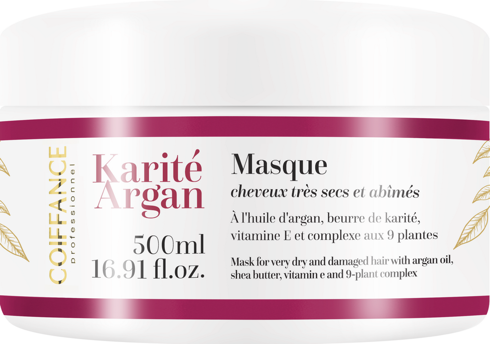 Маска для сухих и поврежденных волос KARITE ARGAN - MASQUE CHEVEUX ABIMES, TRES SECS, 500 мл